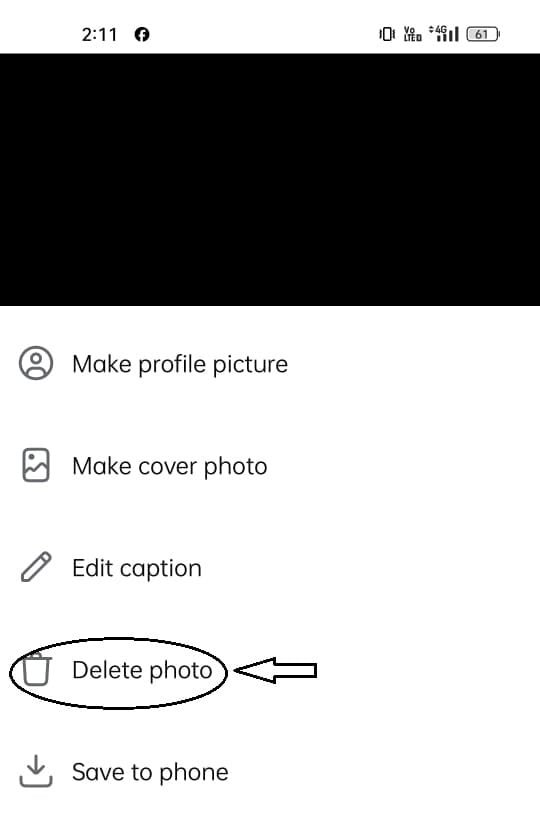 facebook delete photo 