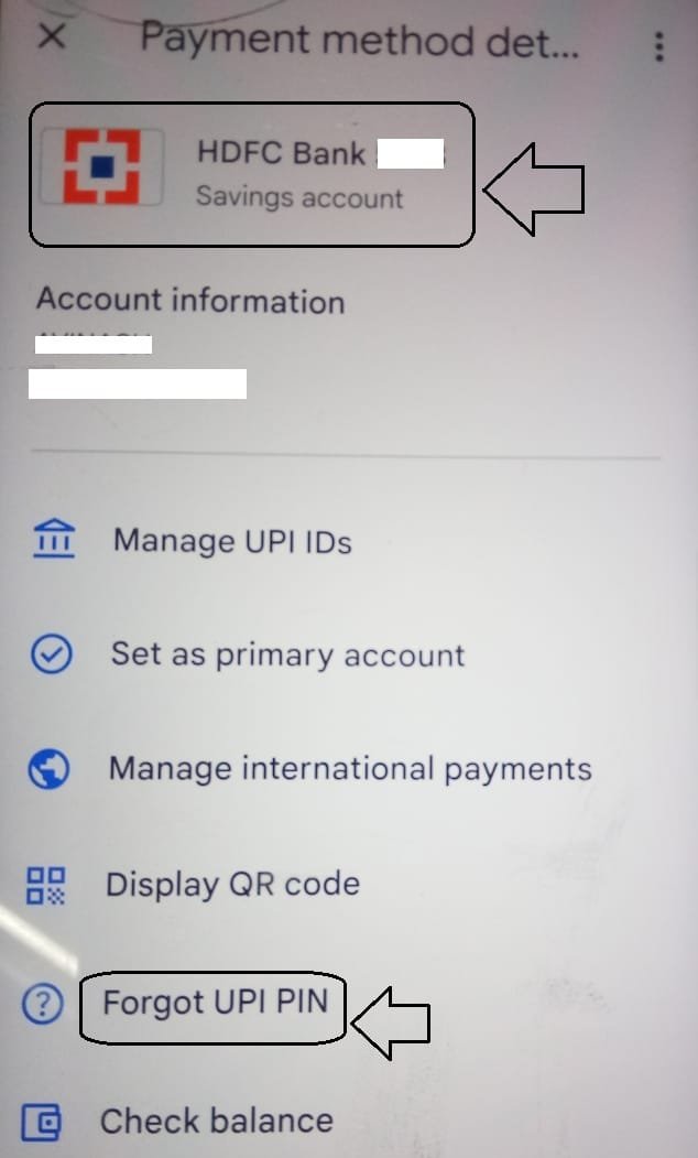 Google Pay se UPI PIN Set