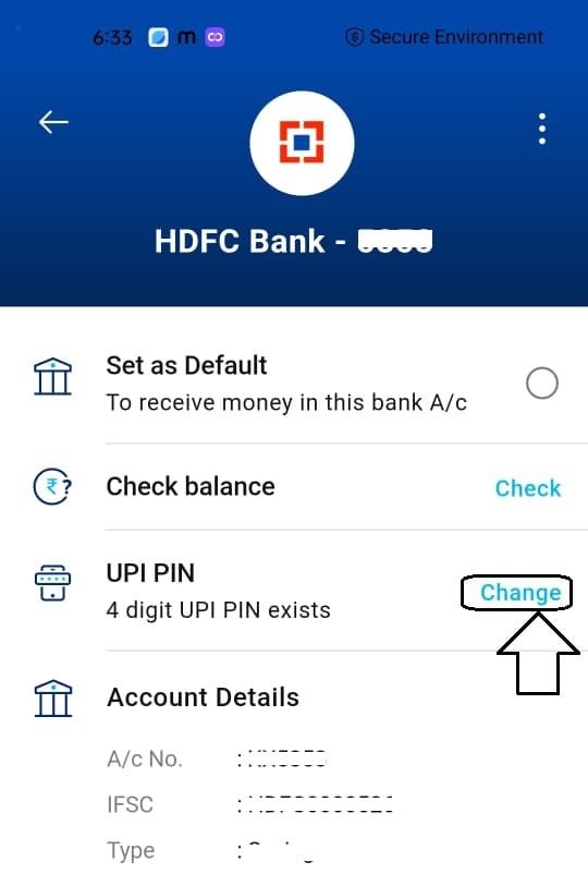set kare paytm UPI PIN