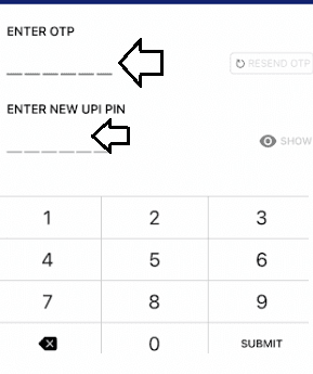 Google Pay UPI PIN Set