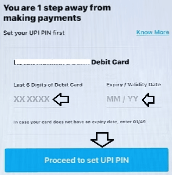set paytm UPI PIN