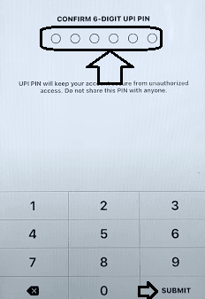 paytm ka PIN UPI set