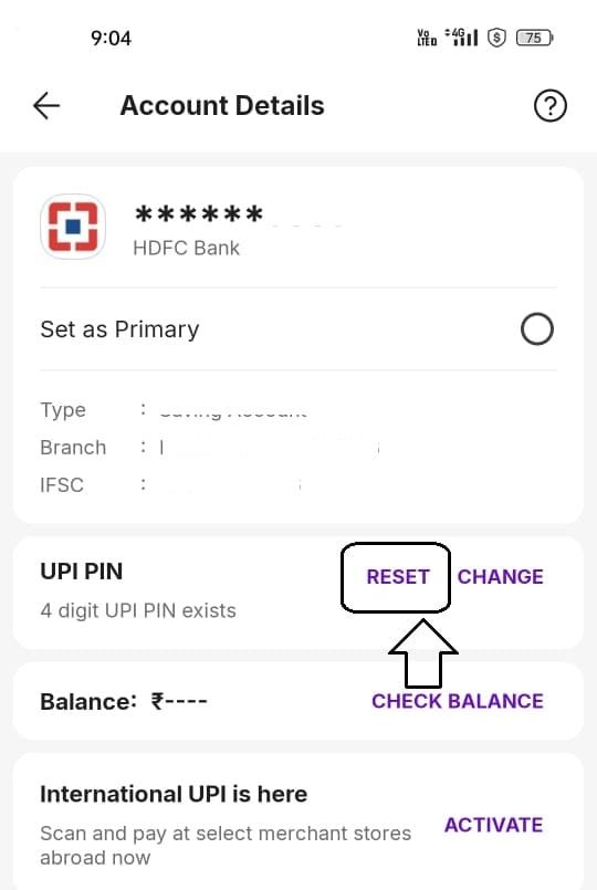 phonepe se UPI PIN set kare