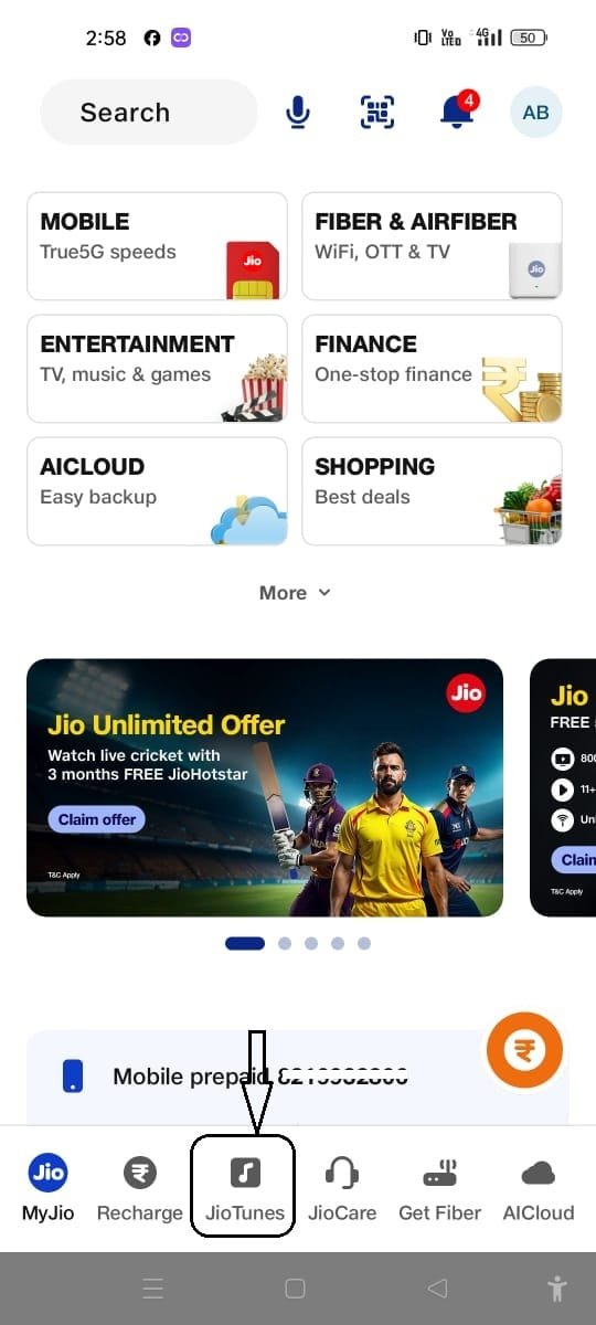 Jio app se tone deactivate 