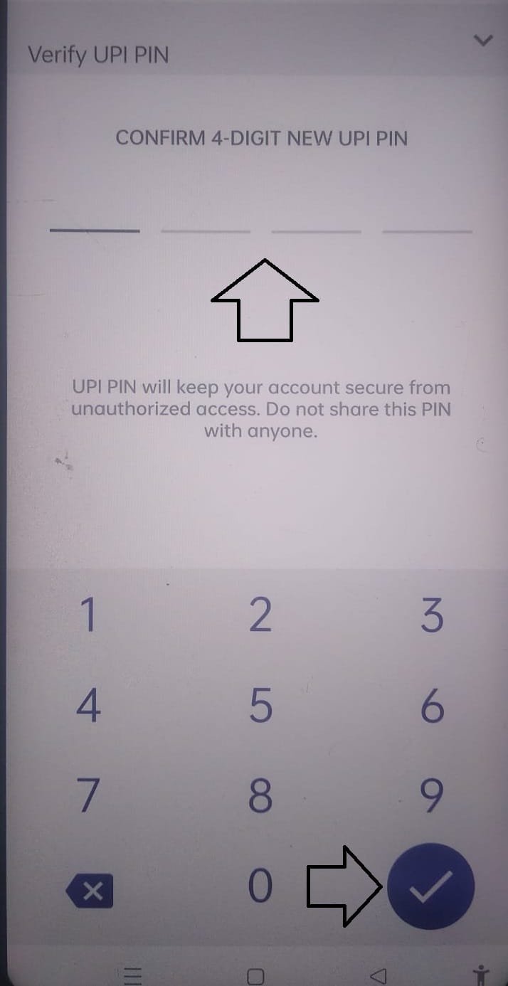 Paytm ka UPI PIN reset smartphone me