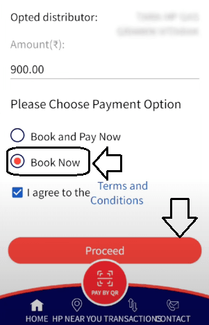 online HP Pay Gas booking 