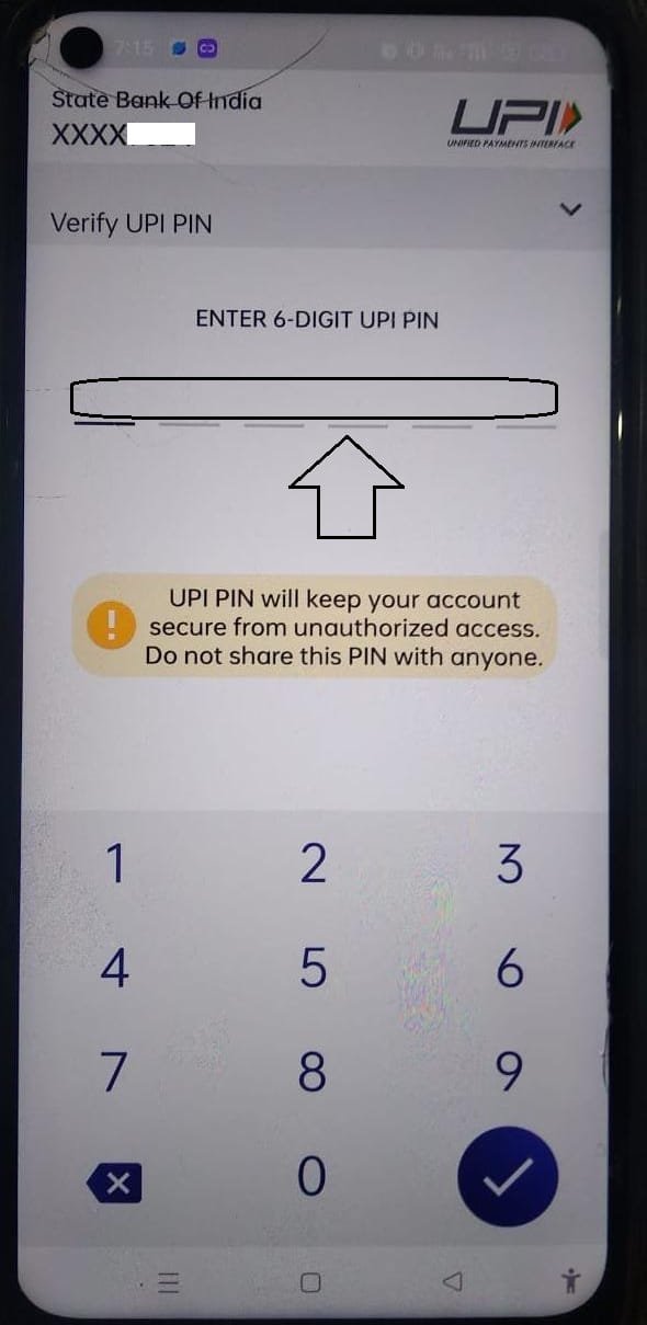 UPI pin
