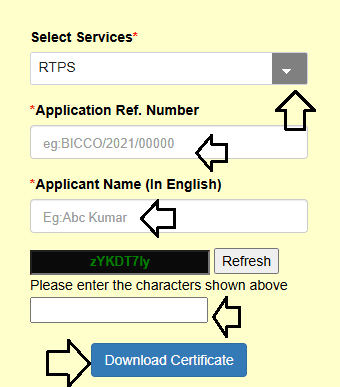 Income Certificate download