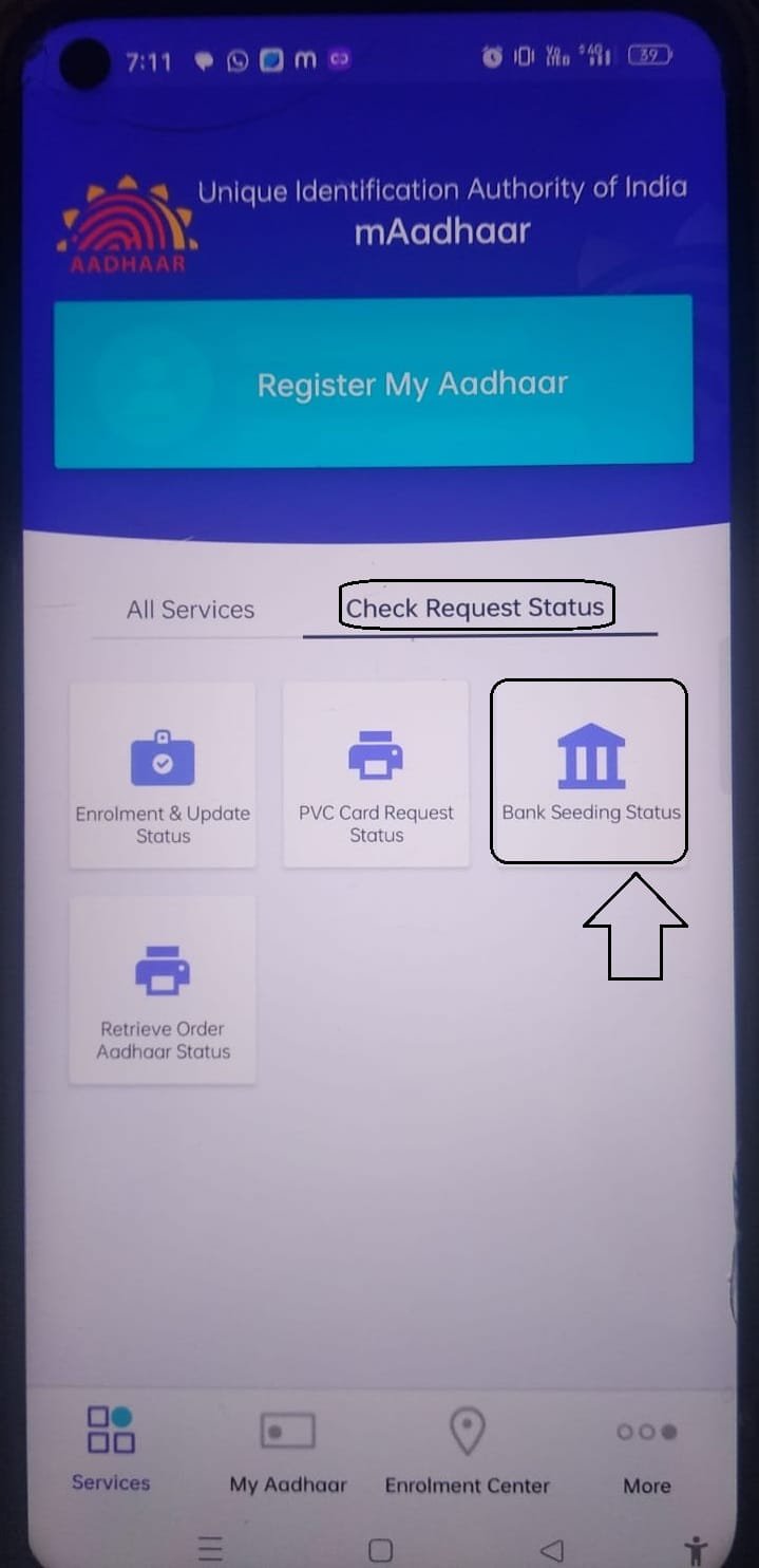 m aadhaar application