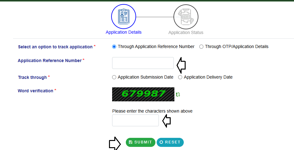 EWS Certificate status form