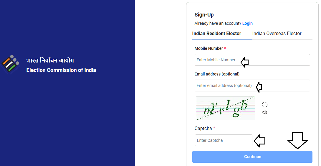 PVC Voter Card apply