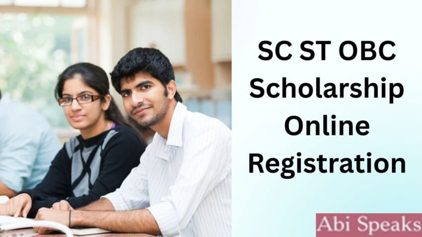 SC ST OBC Scholarship