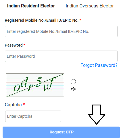 PVC Voter card Status check