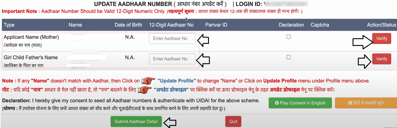 Kanya Sumangala form