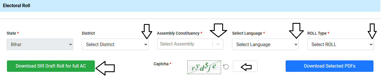 Draft Voter List check